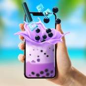 DIY Grima Boba Tea Drink