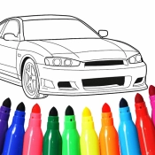 Car coloring games - Color car